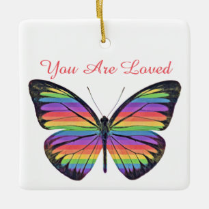 Schmetterling, du bist ein liebes Ornament