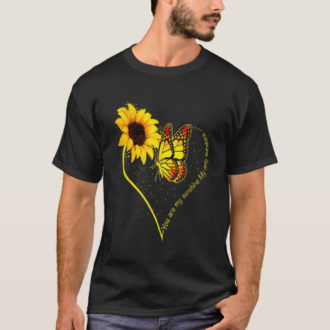 Schmetterling, du bist mein Sonnenschein, meine ei T-Shirt (Vorderseite)