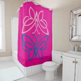 Schmetterling Duschvorhang