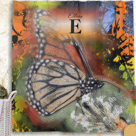 Schmetterling Duschvorhang
