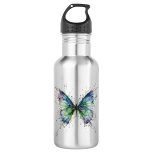 Schmetterling Edelstahlflasche