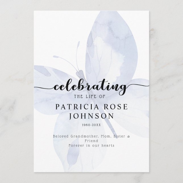 Schmetterling feiert das Programm "Leben der Beerd (Vorderseite)