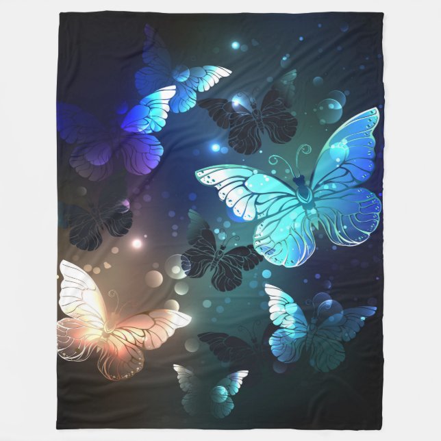 Schmetterling Fleecedecke (Vorderseite)