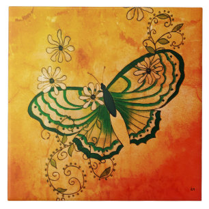 Schmetterling Fliese