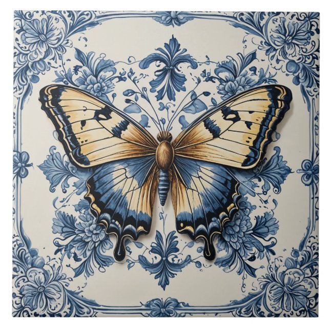 Schmetterling Fliese (Vorderseite)