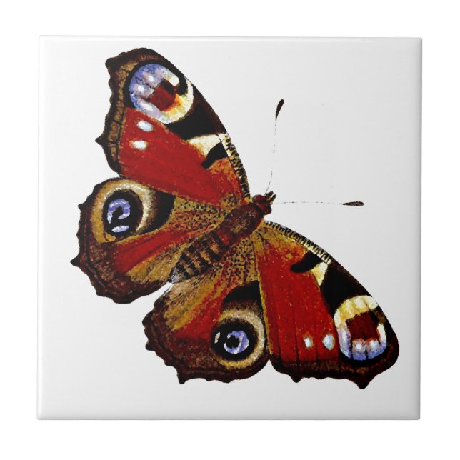 Schmetterling Fliese (Vorderseite)