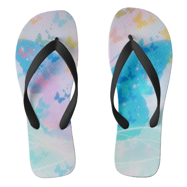 Schmetterling Flip Flops (Fußbett)