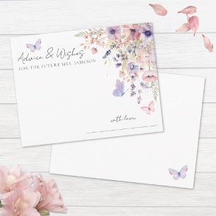 Schmetterling Florale Hochzeitstorte-Einweihung Ra Begleitkarte