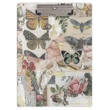 Schmetterling Florale Vintage-Ephemera-Dekupage