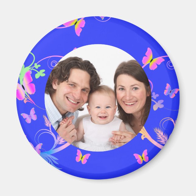 Schmetterling/Foto Magnet (Vorne)