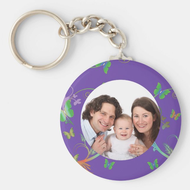 Schmetterling/Foto Schlüsselanhänger (Vorne)