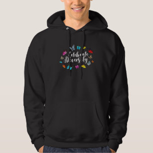 Schmetterling für Frauen feiern Diversity Girl But Hoodie