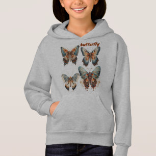 Schmetterling für Mädchen Hoodie