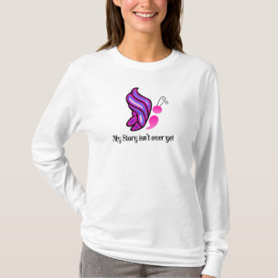Schmetterling für Semikolon-Suizid-/Depressionsbew T-Shirt