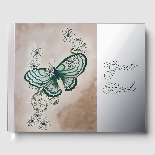 Schmetterling Gästebuch (Vorderseite)