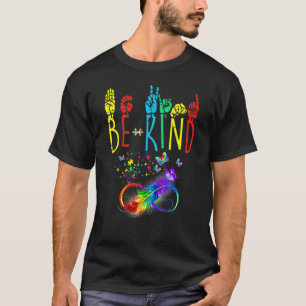Schmetterling Gebärdensprache Schmetterling Autism T-Shirt