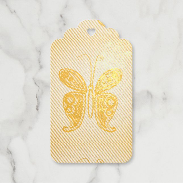 Schmetterling Geschenkanhänger (Vorderseite)