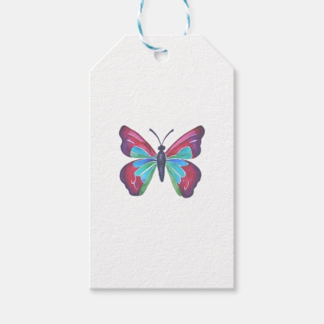 Schmetterling Geschenkanhänger (Vorderseite)