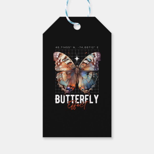 Schmetterling Geschenkanhänger (Vorderseite)