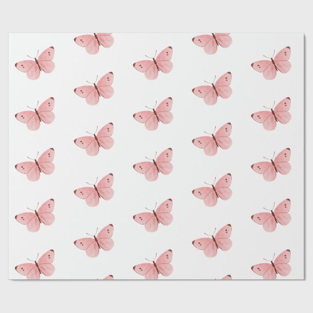 Schmetterling Geschenkpapier (Flach)