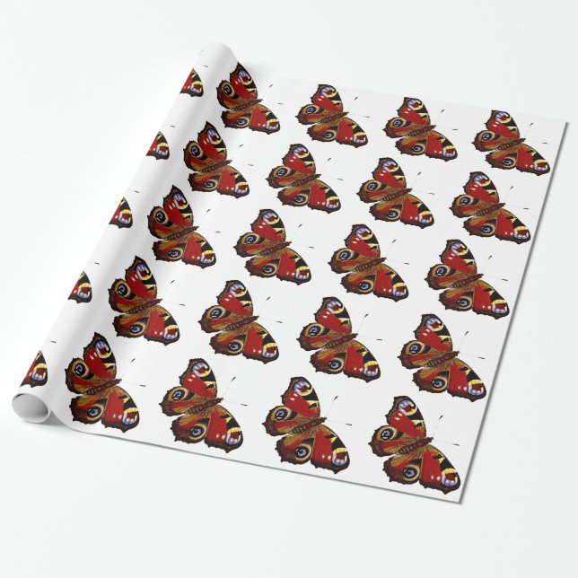 Schmetterling Geschenkpapier (Ungerollt)