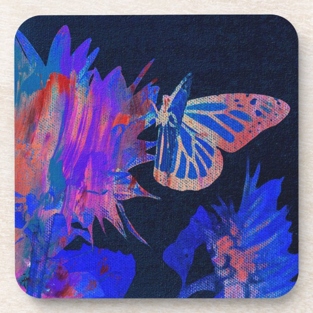 Schmetterling  getränkeuntersetzer (Vorderseite)