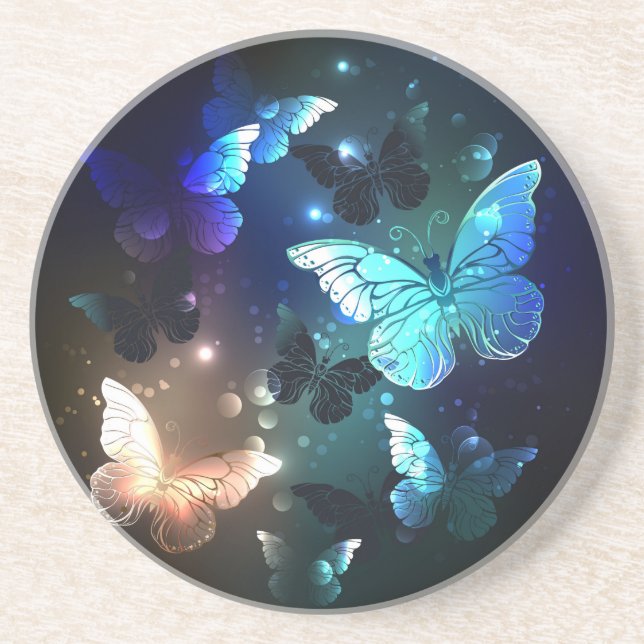 Schmetterling Getränkeuntersetzer (Vorne)