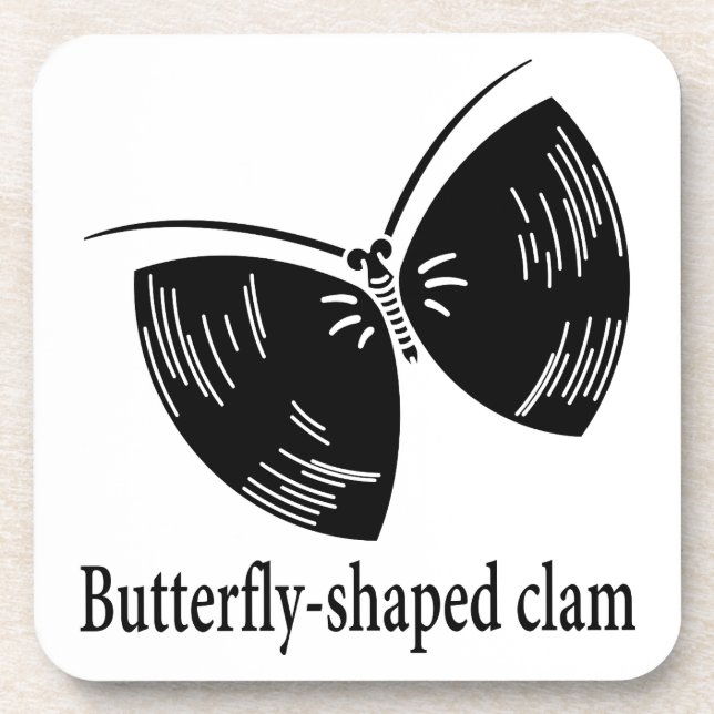 Schmetterling Getränkeuntersetzer (Vorderseite)