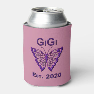 Schmetterling Gigi "Est 2020" Dosenkühler
