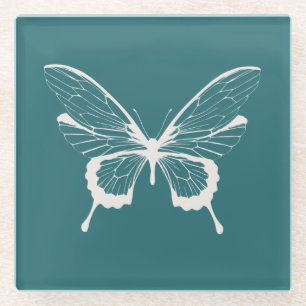 Schmetterling Glasuntersetzer