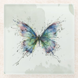 Schmetterling Glasuntersetzer
