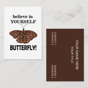 Schmetterling Glaube An Dich Selbst Schmetterling Visitenkarte