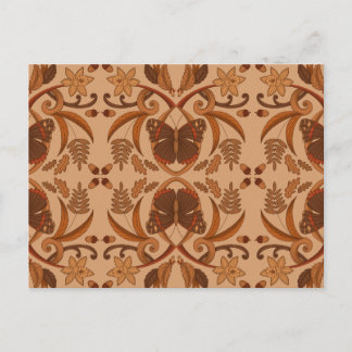 Schmetterling Goldbraun Herbst Herbst Postkarte