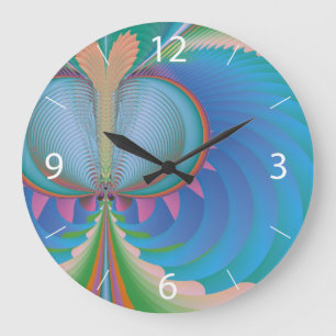 Schmetterling Große Wanduhr