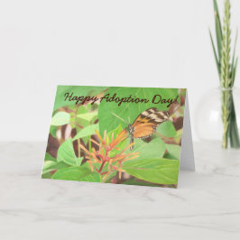 Schmetterling, Happy Adoption Day! Karte