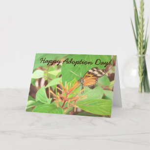 Schmetterling, Happy Adoption Day! Karte