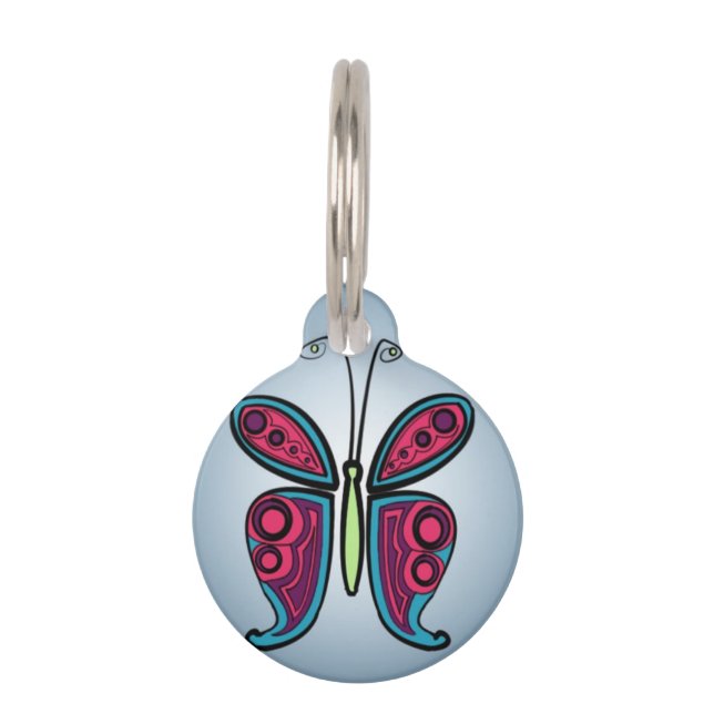 Schmetterling Haustiermarke (Vorderseite)