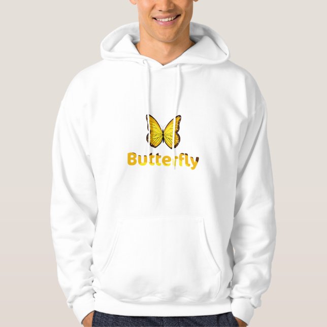 Schmetterling Hoodie (Vorderseite)
