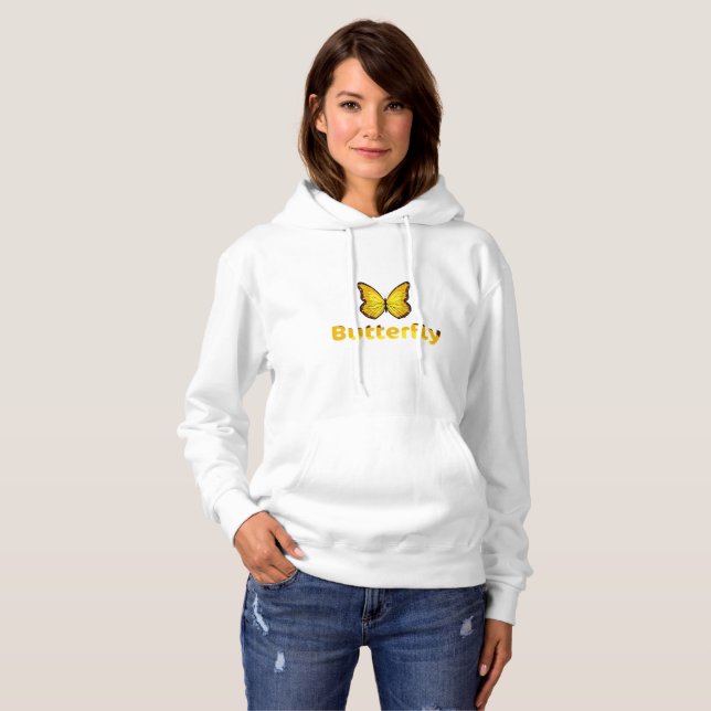 Schmetterling Hoodie (Vorne ganz)