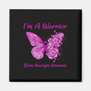 Schmetterling Ich bin ein Krieger-Gehirn-Aneurysma Magnet