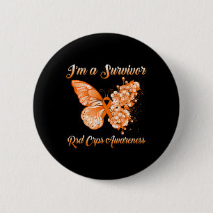 Schmetterling Ich bin ein Überlebender Rsd Crps Aw Button