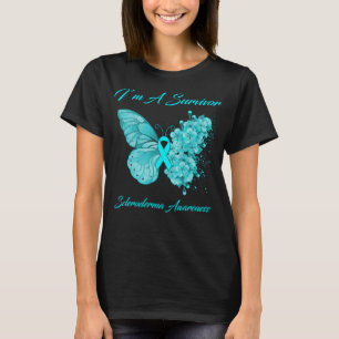 Schmetterling Ich bin ein Überlebender Skleroderma T-Shirt