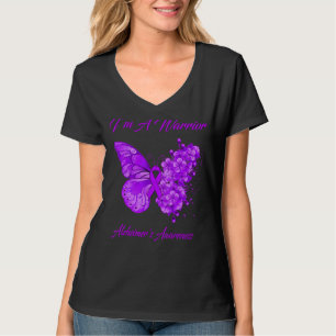 Schmetterling Ich bin ein wärmeres Alzheimer-Bewus T-Shirt