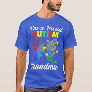 Schmetterling Ich bin eine stolze Autismus-Oma Aut T-Shirt