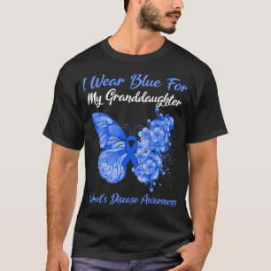 Schmetterling, ich trage Blau für meine Großtochte T-Shirt