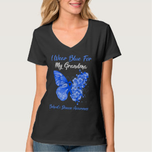 Schmetterling, ich trage Blau für meine Oma Behcet T-Shirt