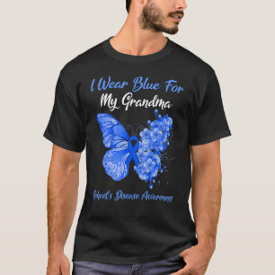 Schmetterling, ich trage Blau für meine Oma Behcet T-Shirt