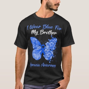 Schmetterling Ich trage Blau für meinen Bruder Apr T-Shirt