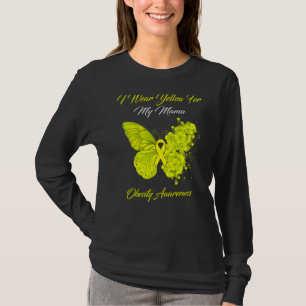 Schmetterling Ich trage Gelb für meine Mama Fettle T-Shirt