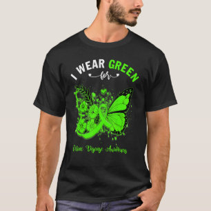 Schmetterling Ich trage Grün für Celiac Disease Aw T-Shirt